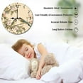 thumbnail image 3 of ZXCXRQFa Clock Rustic Flower Birds Wall Clock Vintage Battery Operated Silent Non Ticking Round Wooden Wall Clocks Decorative for Kitchen Living Room Bedroom Office Garden Outdoor 13 Inch, 3 of 7