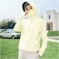 thumbnail image 6 of Kaemgyyd Women's Sun Protection Hoodie Lightweight UPF 50+ Long Sleeve Outdoor Fishing Hiking Sun Shirt with Mask, 6 of 6