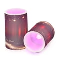 thumbnail image 5 of Happy New Year Design Set of 2 Flameless LED Candles Remote and Timer Indoor Outdoor, 5 of 7