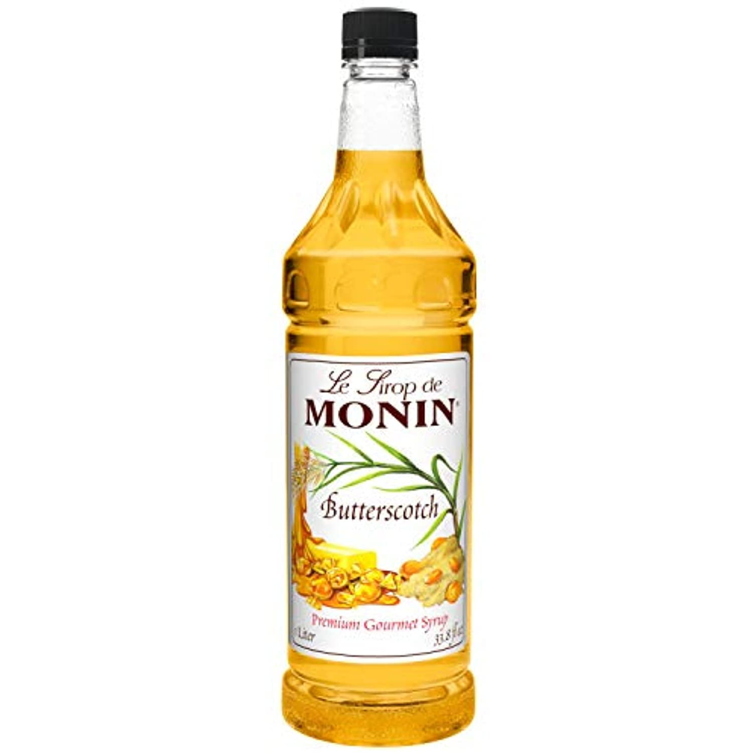 Monin Butterscotch Syrup, L Liter 4 Per Case.