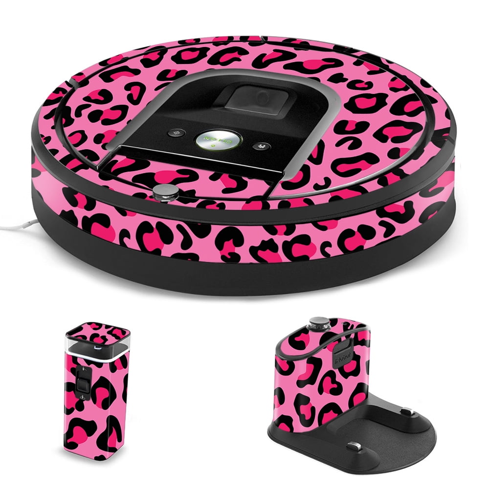 Skin Decal Wrap for iRobot Roomba 960 Robot Vacuum sticker Black Zebra