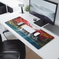 thumbnail image 2 of Thanksgiving Day Large Gaming Mouse Pad Extended Fall Pumpkin Sunflower Mouse Pads with Stitched Edges, Washable, Waterproof Water Resist Keyboard Pad for Gamer, Office & Home, 31.5 X 11.8 in, 2 of 7