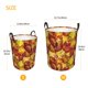 thumbnail image 3 of Fotbe Autumn Mosaic Maple Leaves Cesto de Ropa con Asas, Cesto Impermeable de Gran Capacidad, Bolsa de Lavado para Dormitorio, Cesto de Ropa con Ruedas y Asas-Small, 3 of 6