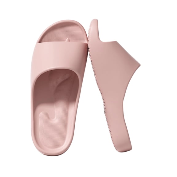 Arch Support Slides for Women, Platform Slippers Soft Anti-slip House Slippers Comfortable for Indoor Outdoor Flat Feet