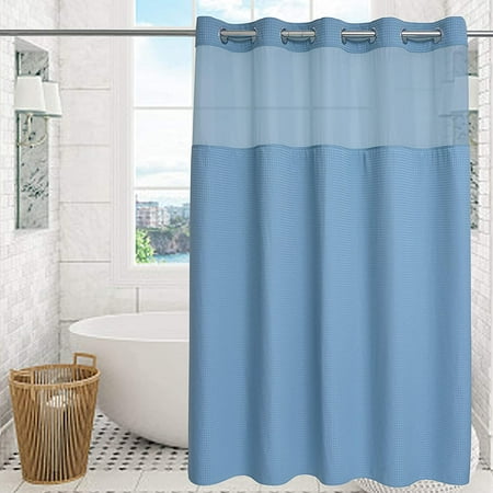 Bathroom Showers Bathtubs Hotel Spa, Hook Free Shower Curtain Liner