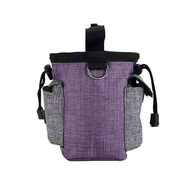Dog Pouch Dog Training Pouch for Pet Dog Bags with Adjustable Waist Belt Shoulder Strap Poop Bag Dispenser