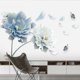 thumbnail image 3 of Pegatina de pared de enredadera de flores NQ Decoración de pared PARA dormitorio Sala de estar Sofá Fondo de TV, 3 of 4