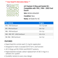 thumbnail image 2 of A/C System O-Ring and Gasket Kit - Compatible with 1981, 1984 - 2002 Ford Escort 1985 1986 1987 1988 1989 1990 1991 1992 1993 1994 1995 1996 1997 1998 1999 2000 2001, 2 of 2