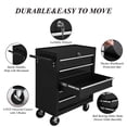 thumbnail image 6 of Broadfashion, 59.18 lb, 20.11" Steel 5-Drawer Rolling Tool Box, Black, 6 of 8
