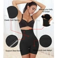 thumbnail image 2 of SEXYWG Women High-Waisted Tummy Control Bodyshaper Butt Lifter Boyshorts Control Knickers Slimming Briefs(black.Large), 2 of 6