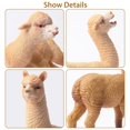 thumbnail image 3 of Figuras de alpaca Toymany, de plástico realista, 8 unidades, para niños, 3 of 9