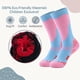 thumbnail image 4 of Calcetines de esquí para niños, paquete de 2 pares de calcetines de snowboard para niños y niñas pequeños, diseño por encima de la pantorrilla con puño antideslizante, 4 of 7