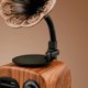 thumbnail image 2 of Mini altavoz inalámbrico portátil de madera retro Bluetooth Altavoz al aire libre Tf Fm Feliz Sencillez, 2 of 5