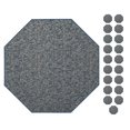 thumbnail image 1 of Furnish My Place Modern Indoor/Outdoor Commercial Blue Rug, Modern Area Rug, Baby Nursery Mat, Pet-Friendly Carpet for Living Room, Playroom, Made in USA, 2' Octagon - Set of 20, 1 of 5
