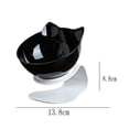 thumbnail image 2 of Cuencos de comida para gatos elevados 15°, cuenco de plástico transparente elevado para gatos con soporte, cuenco antivómitos para gatos, 2 of 5