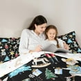 thumbnail image 4 of Manfei Merry Christmas Kids Bedding Comforter Set 7pcs, Dreamy Fairy Princess King Bedding Sets, Nutcracker Mouse Guard Reversible Bed Sheets, Ultra Soft Bedroom Decor, 4 of 7
