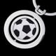 thumbnail image 3 of Llavero Perfke Fútbol de Metal Plateado 3D Zapato Regalo, 3 of 7
