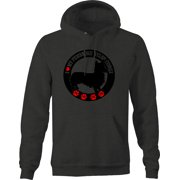 I Love My Pembroke Welsh Corgi Pet Hoodie for Big Men 3XL Dark Grey