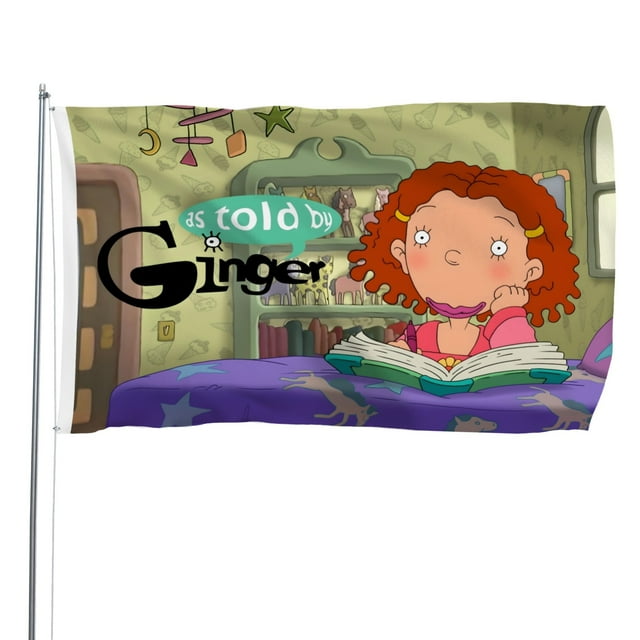 Tal como lo Contó Ginger Bandera impresa con temática, regalo perfecto para fanáticos, amigos y familiares, y adecuada para actividades al aire libre e interiores, decoraciones de fiesta. 60*90CM