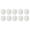 White, variant on Binwennn Laundry Scent Beads Holder Dryer Dry Cleaning 10PCS Reusable Laundry Laundry Scrubbing For Washing Machine Silicone Steamer Dryer Washer Washing