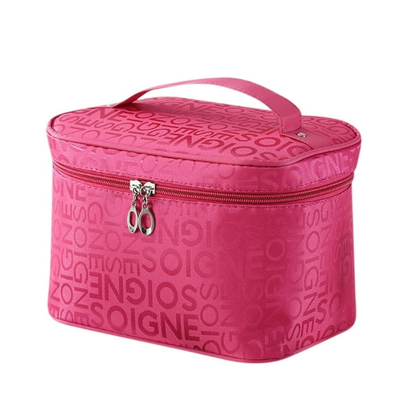 Yhmxh Organizadores y almacenamiento Nueva bolsa de maquillaje de gran capacidad, portátil, moderna y bonita, para mujer, para llevar, bolsa de viaje, bolsa de almacenamiento. Almacenamiento de ducha