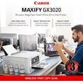 thumbnail image 3 of Canon MAXIFY GX3020 MegaTank All in One Printer Business Bundle, 3 of 7