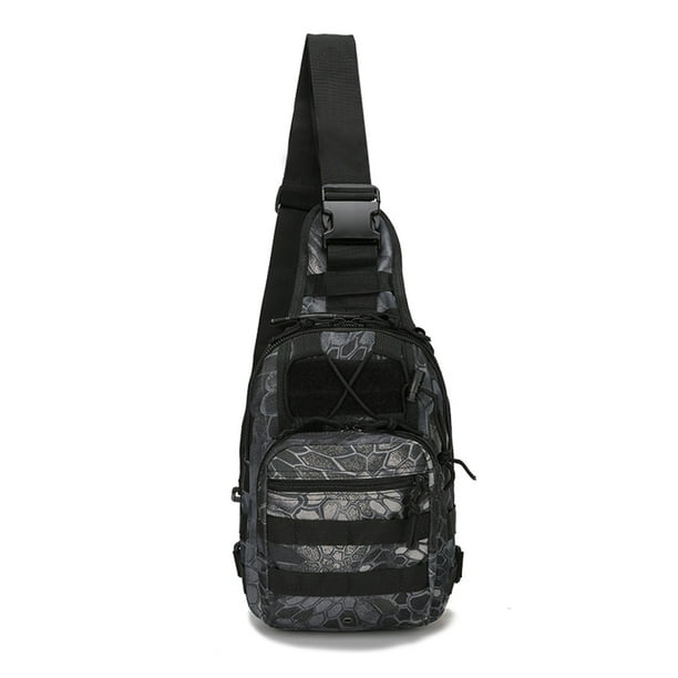 Military chest bag in black hotsell