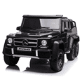 thumbnail image 1 of KingToys Black Mercedes Benz 6x6 G63 24V (2x12V) 2 Seater Ride On Car With Remote Control, 1 of 4