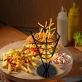 thumbnail image 3 of Shisuyan Fried Chicken Nuggets Storage Rack Black Iron 1Pc 4.3X4.3X8.9In, 3 of 9