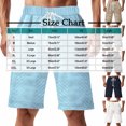 thumbnail image 3 of Sentmoon Mens Gym Shorts High Waist Loose 2025 Summer Golf Shorts Drawstring Solid Color Knitted Quick Dry Bathing Suit with Pockets Trendy for Sports Running White L, 3 of 8