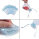 thumbnail image 4 of Organza Gift Bags with Drawstring Wedding Party Christmas Favor Gift Bags Organza Pouches for Potpourri Sky Blue 9x7cm, 4 of 4