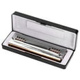thumbnail image 4 of Harmonica, Musical Instruments G Key Tremolo Harmonica, with Box 24 Hole for Kids Children, 4 of 7