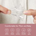 thumbnail image 4 of Momcozy Contact Nipple Shields, 100% Food-Grade Silicone, Ultra-Thin & Super-Soft, Made Without BPA/BPS, Include Carry Case, 20mm, 4 of 6
