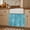 Aqua, Turquoise, Cyan, variant on Vintage Chartreuse Starfish Cabinet Curtains 28"W x 35L, Summer Coastal Beach Marine Under Sink Skirt for Bathroom Vanity Kitchen Self Adhesive, Dust-Proof Privacy Curtain for Closet Shelves Laundry