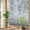 Light Gray, variant on Rainbow Window Privacy Film, Grey Vintage Static Cling Decorative Window Film PVC, Modern Abstract Art Oil Paiting No Glue UV Blocking Glass Covering, Removable Stained Glass Sticker 17.7''x39.3''