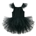 thumbnail image 1 of Robes pour Filles Tutu pour Performance et Personnalité Sans Manches pour Fille Fleur Noire, 1 of 2
