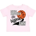 thumbnail image 3 of Inktastic Little Brother and Biggest Fan Basketball Player Boys Toddler T-Shirt, 3 of 5
