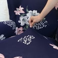 thumbnail image 3 of Dowbom Stretch Wingback Chair Cover Spandex 2-Pieces Printed Wing Chair Slipcover, 3 of 6