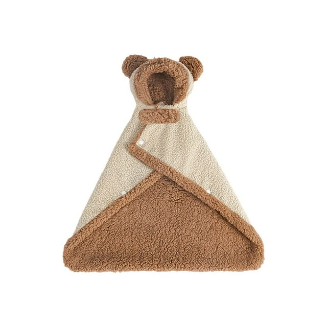 TIELUTT Insulating Cape Wrap Soft Hooded Animal Blanket for Small and Cats Cozy Cold Pet Clothes for Cats Pet Clothes for Cats for A Girl Pet Clothes Rack Small Pet Clothes Pet Clothes for Medium Dog