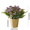 thumbnail image 3 of CQCYD under $5 Small Fake Plants, Artificial Plants in Pot, Faux Silk Plant Decor and Dining Room Desk Shelf Bathroom Living Room, 3 of 6