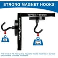 thumbnail image 4 of DIYMAG Magnetic Hooks Heavy Duty, 4 Pack 150LBS Neodymium Magnet Hooks for Hanging, Fridge, Grill, Kitchen, Locker, Metal Door, 4 of 6
