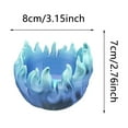 thumbnail image 2 of & Glass Racks for Living Room 3D Printed Gradient Flame Design Insulated Bottle Holder and Display Shelf for 12oz Bottles Decorative LED-Style Gadget, 2 of 5