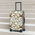 thumbnail image 2 of Lsque Hawaiian Style Printed Luggage Cover, Travel Luggage Protector,Scratch and Dirt Resistant, Fits 18-32 Inch Luggage - Small, 2 of 9