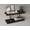 Dark Oak, variant on Ecco 31.5" Wide Floating Shelves Set of 2 Engineered Wood Light Brown