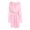Pink, variant on XMMSWDLA Womens Long Fleece Robe Floor Length Flannel Hooded Bathrobe, Plush Warm Winter Housecoat, Fluffy Soft Cozy Nightgown His and Hers Robes