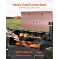 thumbnail image 2 of VEVOR Wood Pellet Grill Smoker, 8 in 1 BBQ Grills for Outdoor Cooking, 575 Square Inches Cook Area Electric Grill and Smoker, with LCD Screen Controller, Meat Probe, 500°F Max Temperature, 2 of 7