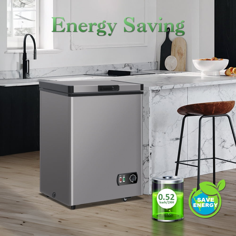 PRO CHOICE 3.8 cu ft Compact Chest Freezer, Gray