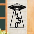 thumbnail image 2 of Handmadetneonsign UFO House Number, UFO Home Address Metal, UFO Home Number Metal Wall Sign 63880, 2 of 5
