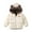 White, variant on Esaierr Toddler Thick Winter Coats for Boys Girls, 1-7Y Ear Hooded Warm down Cotton Jacket Outwear Fleece Kids Winter Cotton Jacket with Pockets