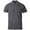Charcoal, variant on Men's Cotton Slim Fit Classic Polo T-Shirt - White - M